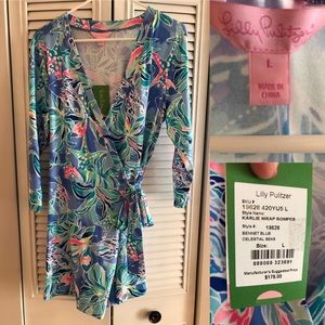 NWT Lilly Pulitzer Karlie Wrap Romper